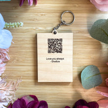 Load image into Gallery viewer, Custom Song Keychain | Song Keychain | Music Keychain | Custom Album Keychain | Photo Keychain | Custom Music Player Keychain
