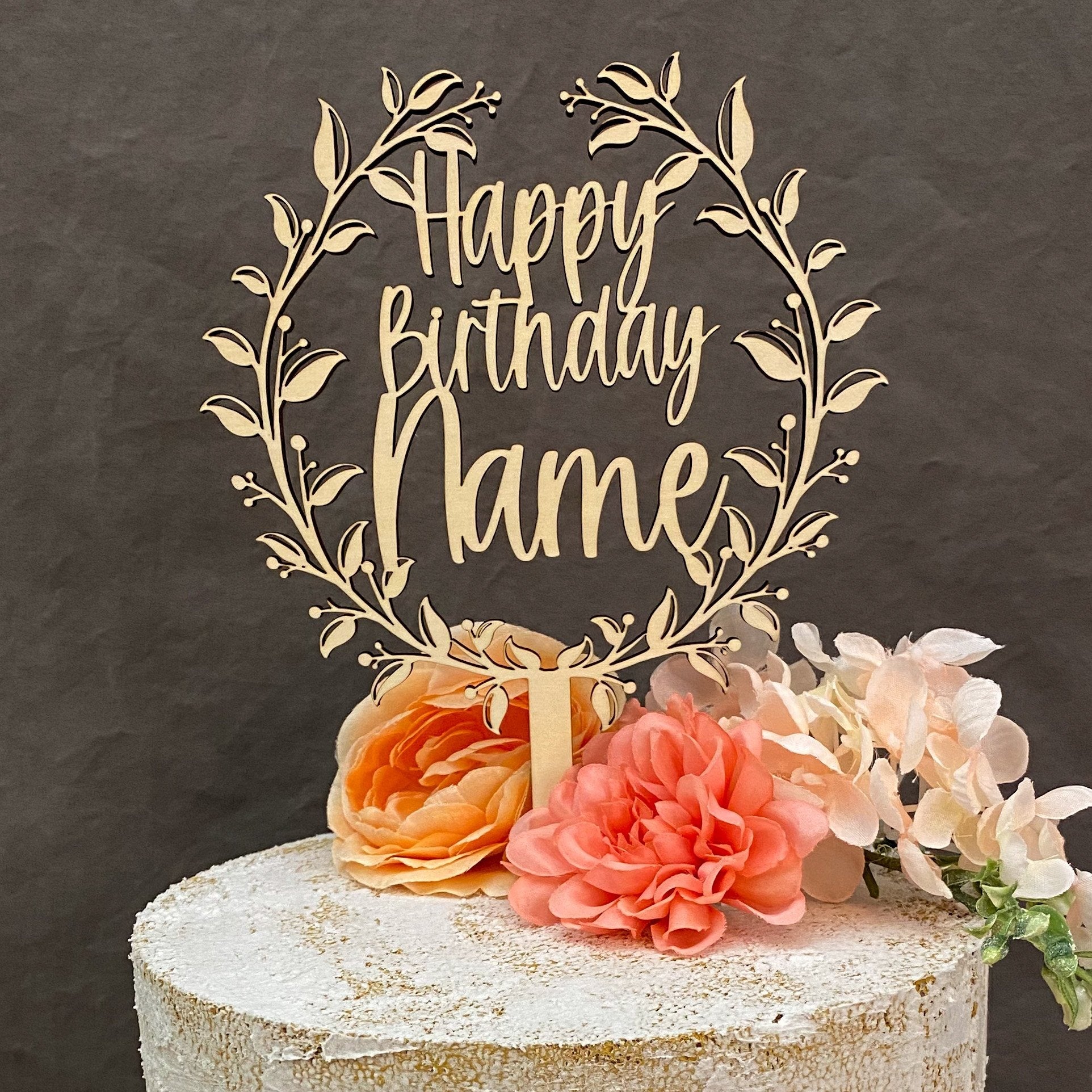 Happy Birthday - Cake Topper – Name It Custom Decor