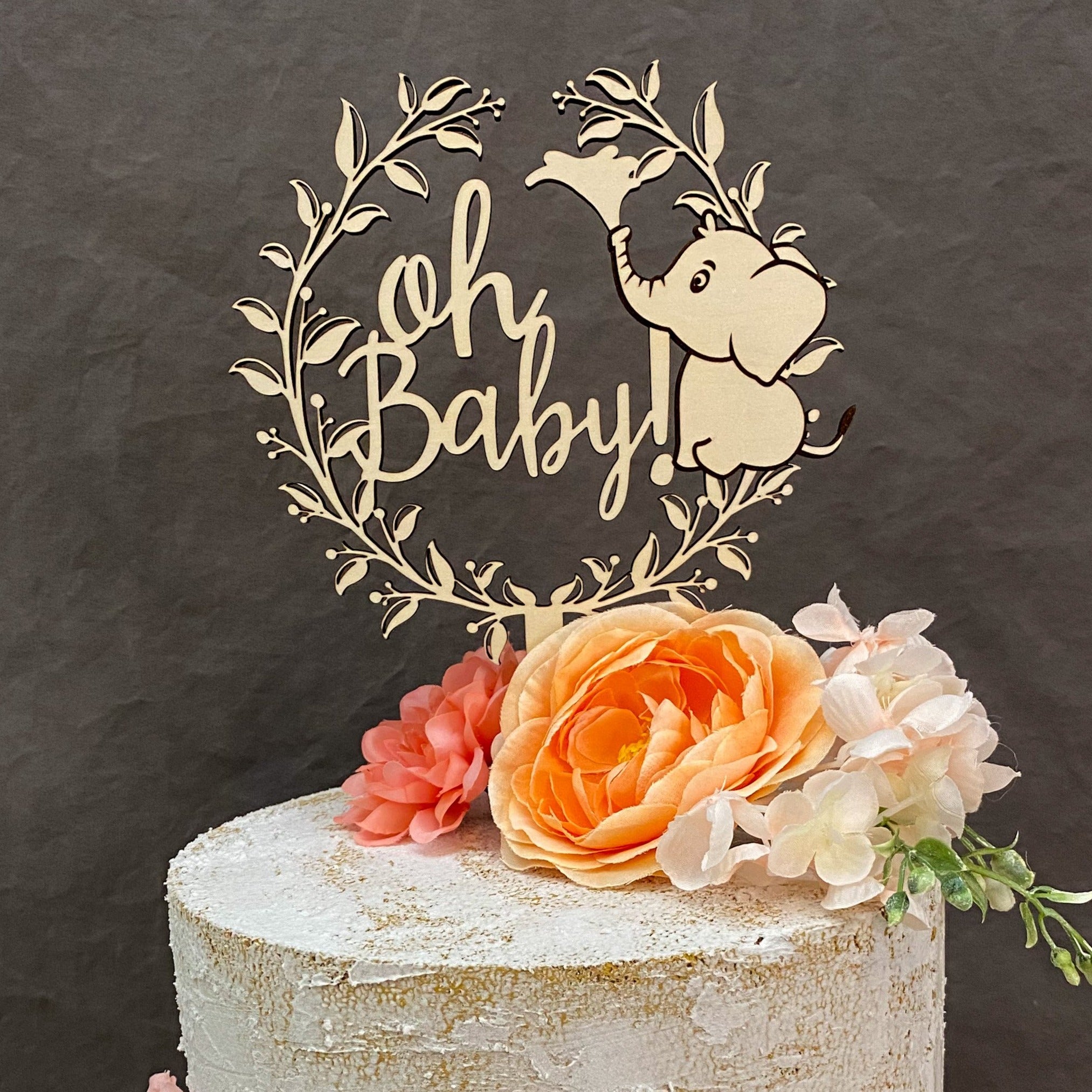 Oh Baby' and Pacifier Cake Toppers - Coastal Kelder